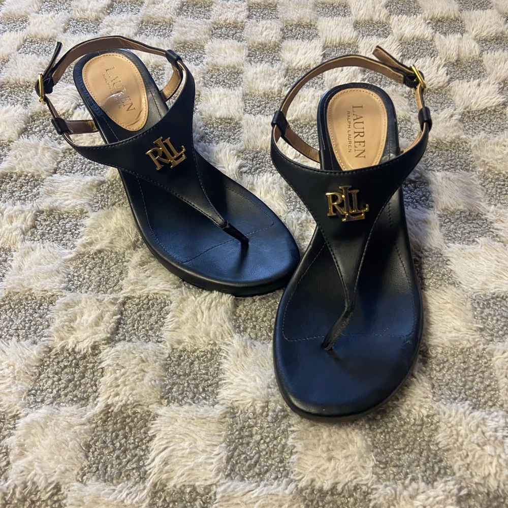 Ralph Lauren Women's Black Sandals